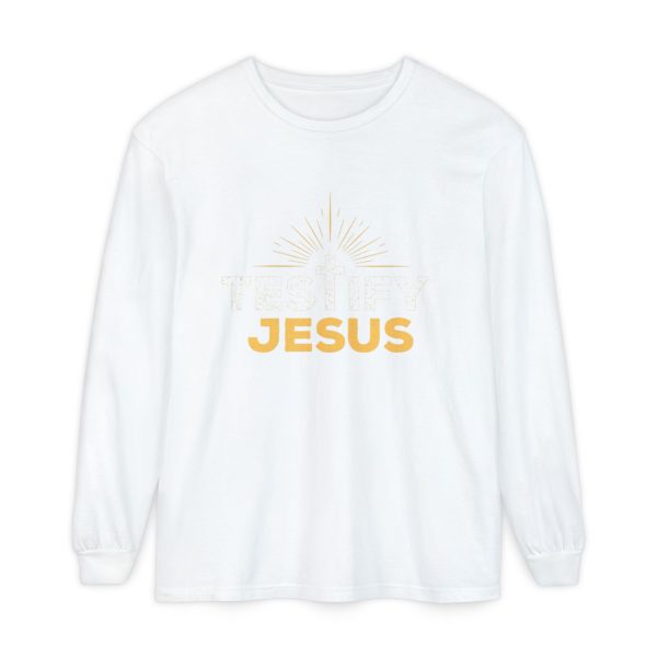 Unisex Garment-dyed Long Sleeve T-Shirt