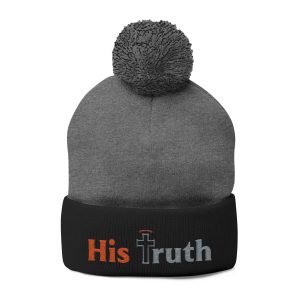 Pom-Pom Knit Cap (Embroidery)